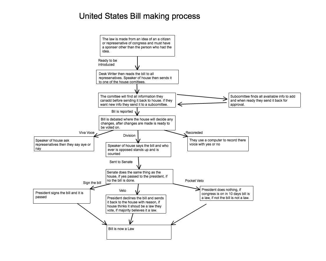 Law Making Flow Chart